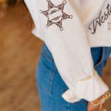 WESTERN EMBROIDERED BUTTON UP