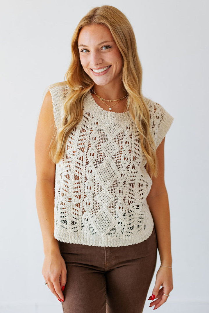 Z SUPPLY: BAROQUE CROCHET SWEATER TOP
