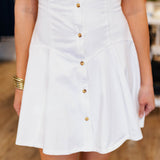 PALM BEACH BUTTON DOWN DRESS