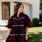 GIMME MORE TIERED DRESS: BROWN