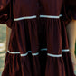 GIMME MORE TIERED DRESS: BROWN