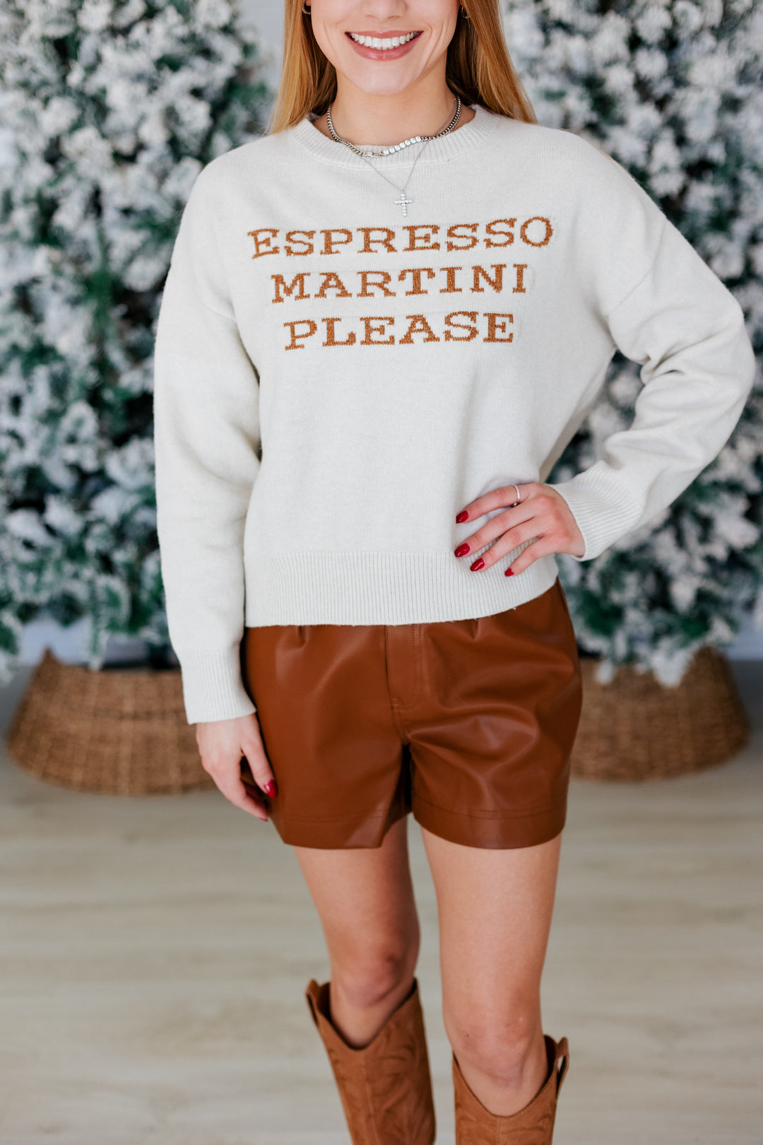 ESPRESSO MARTINI PLEASE SWEATER