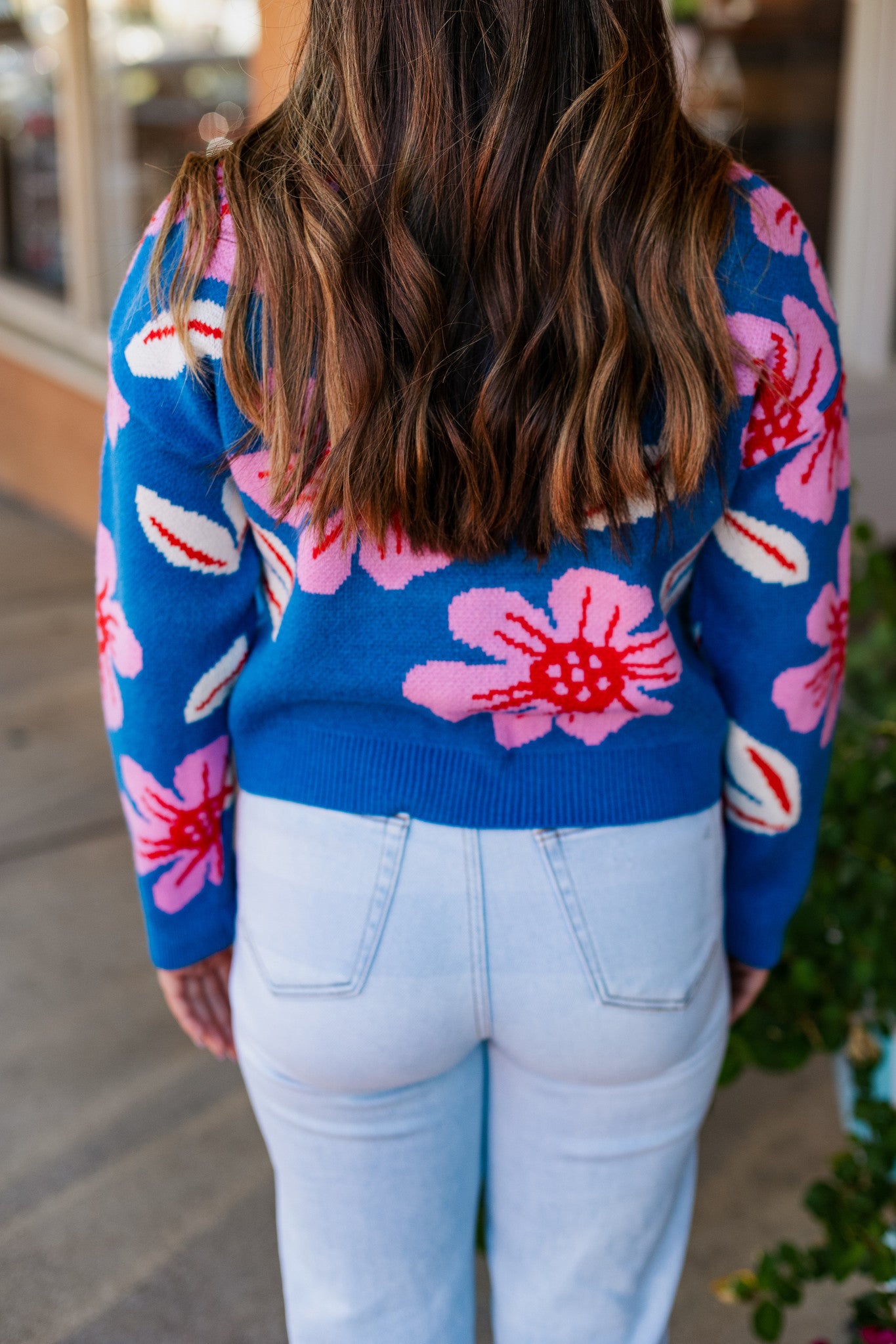 ROYAL FLOWER KNIT SWEATER