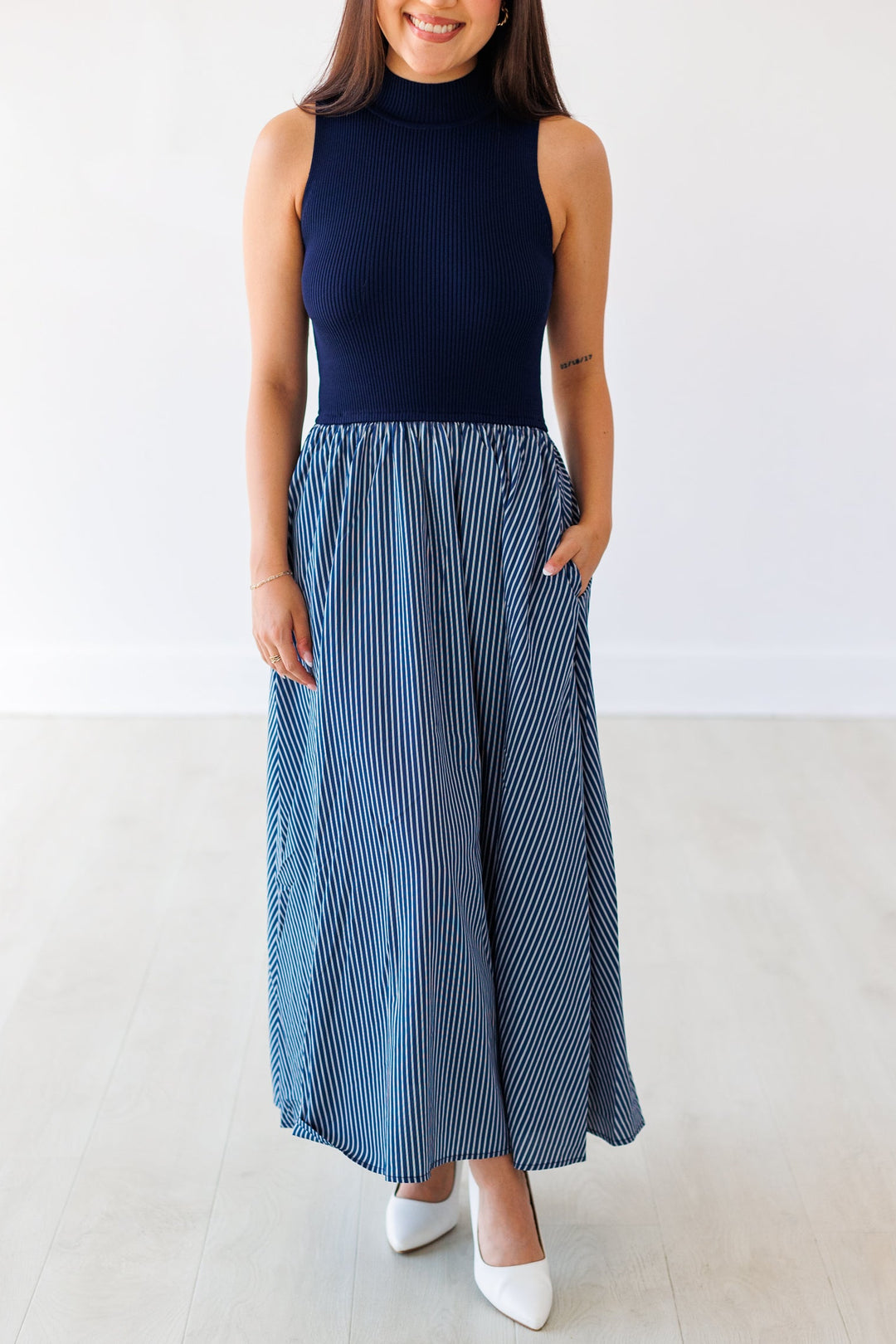 MIXED MEDIA MOCK NECK MIDI