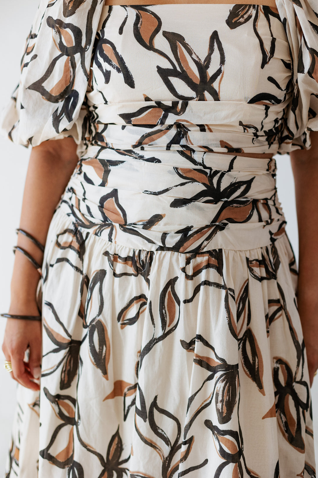 AUTUMN FLORALS MAXI SKIRT