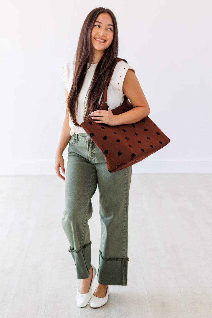RISEN: WIDE CUFF CROP JEAN- BURNT OLIVE
