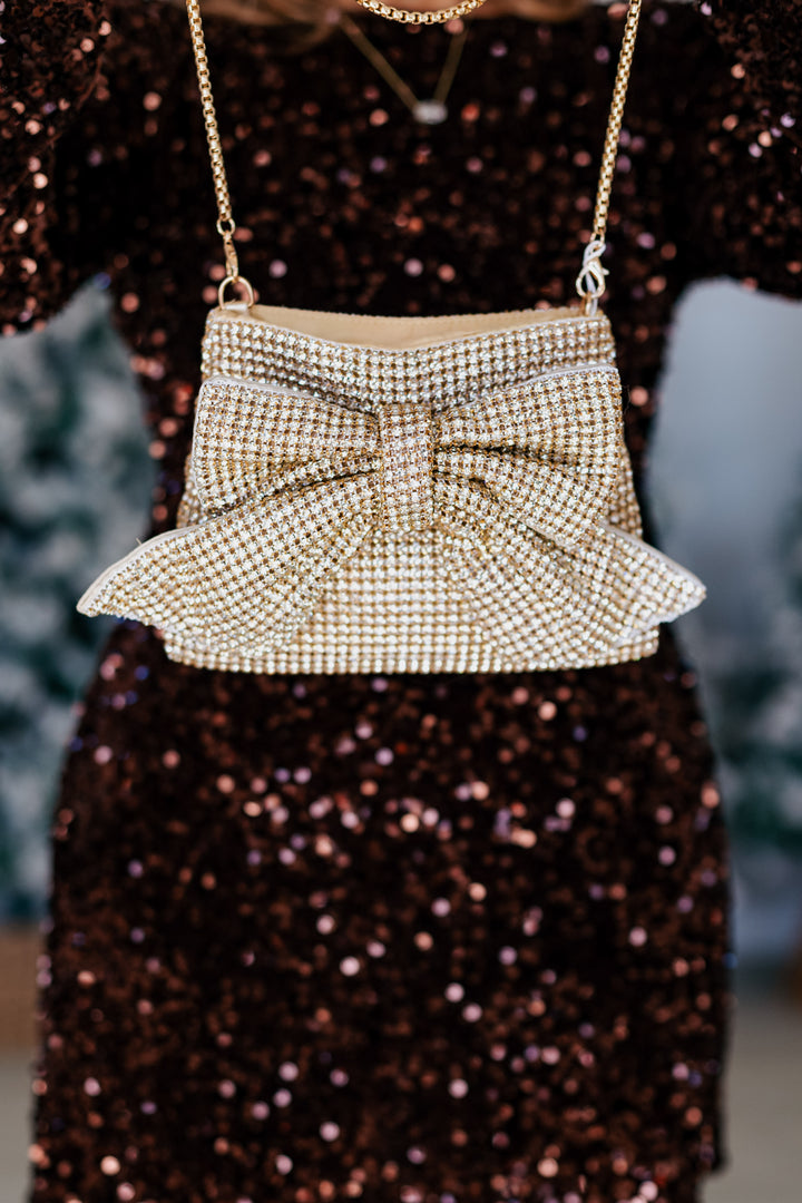 GRETCHEN EVENING BAG- GOLD