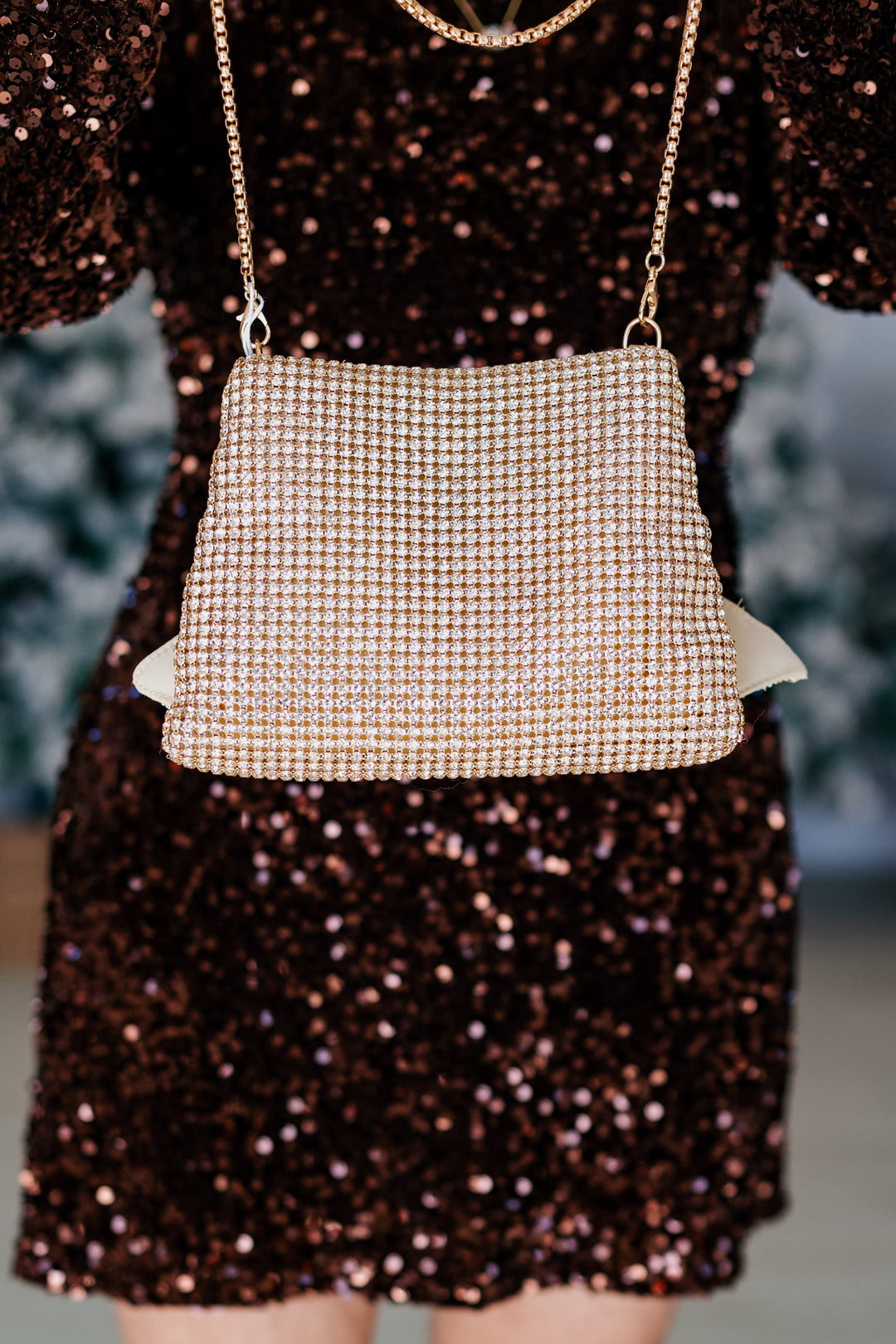 GRETCHEN EVENING BAG- GOLD