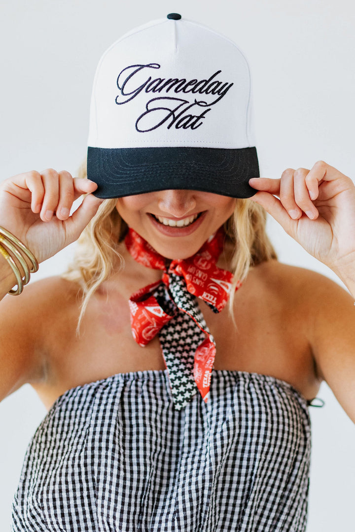EMBROIDERED GAMEDAY TRUCKER HAT