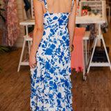 ABACO FLORAL TIERED MAXI