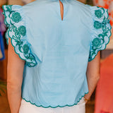 MAYA EMBROIDERED TOP