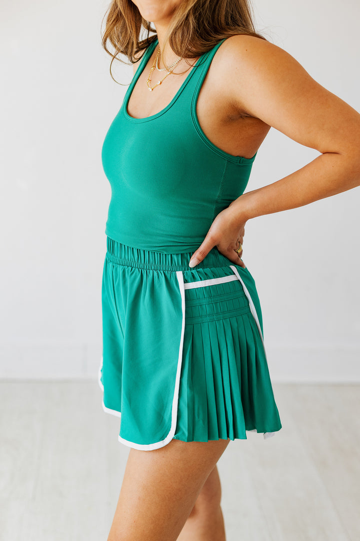 KELLY GREEN RUNSIE ROMPER