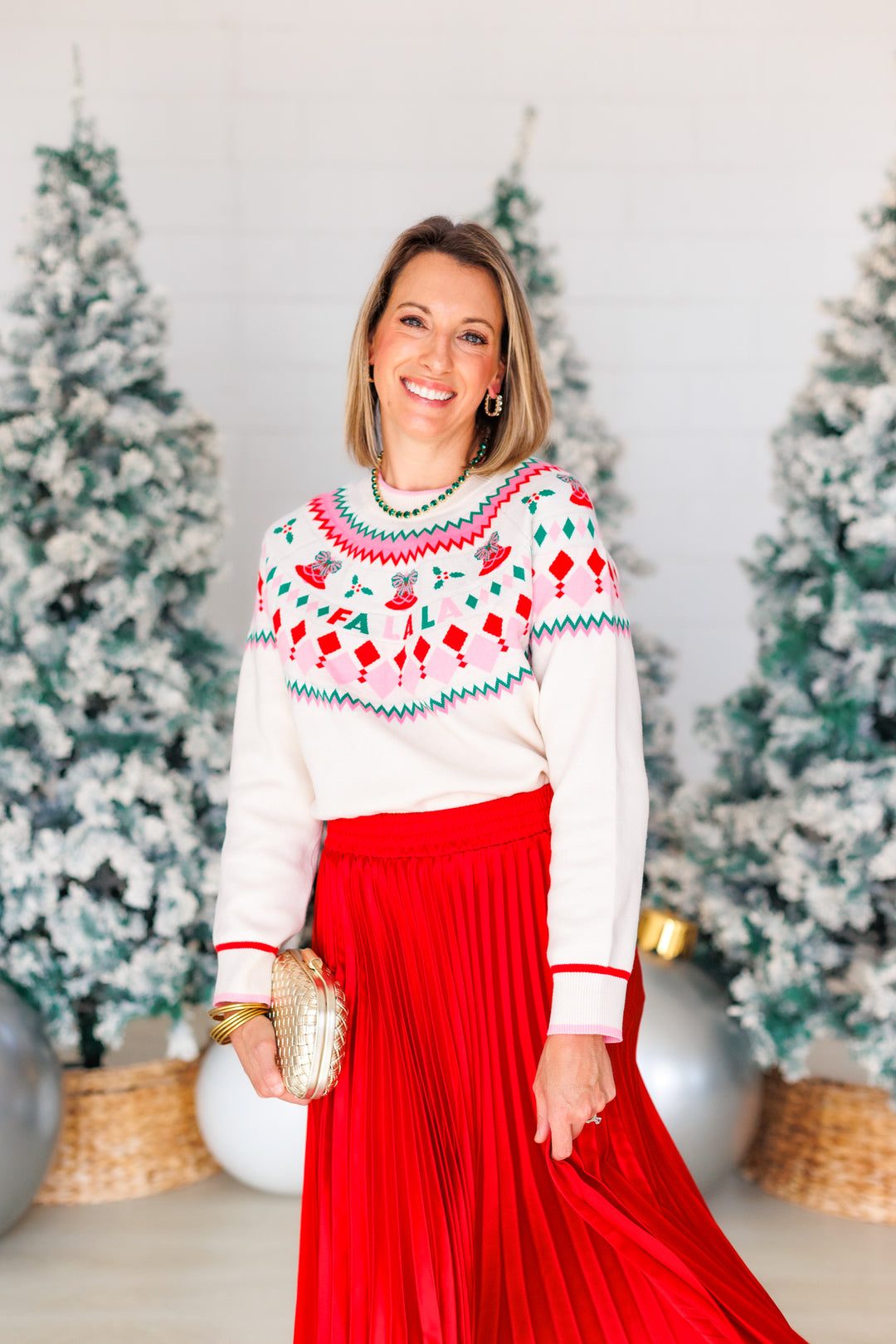 FALALA FAIRISLE DOUBLE KNIT SWEATER