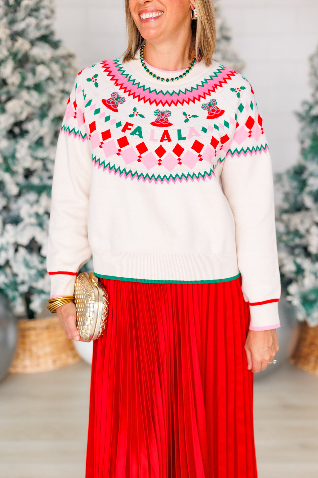 FALALA FAIRISLE DOUBLE KNIT SWEATER