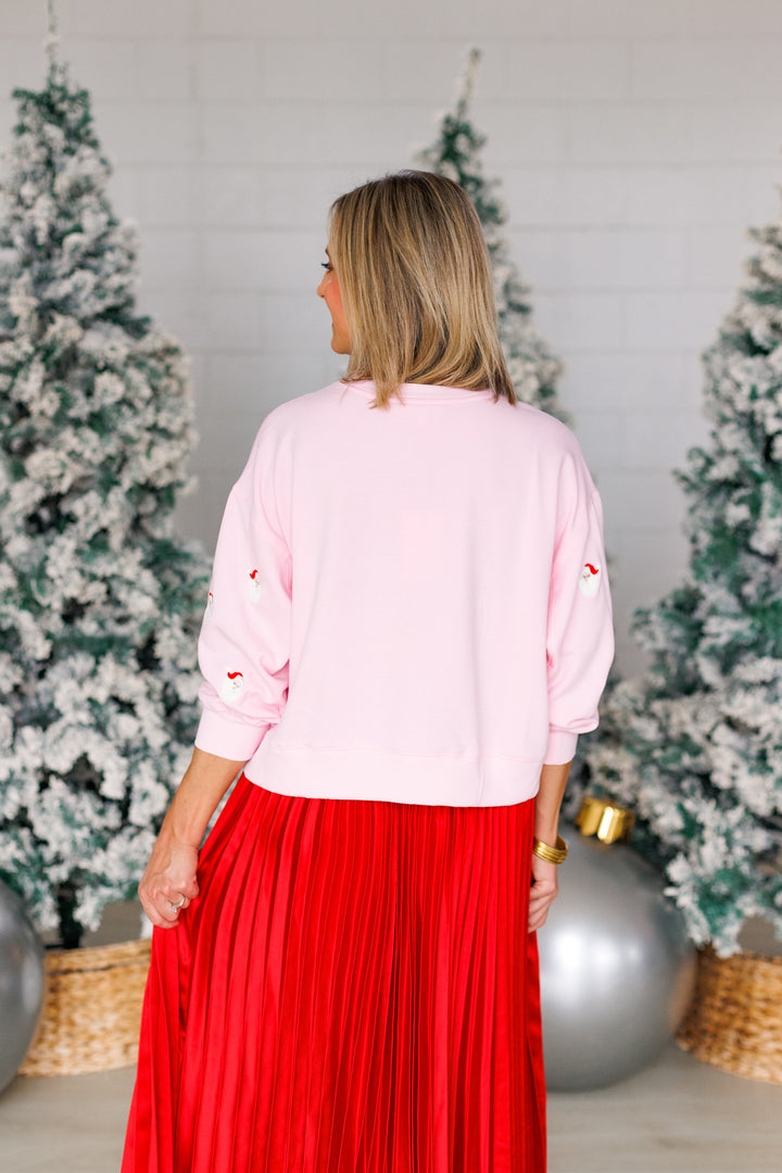 ON THE NICE LIST SMALL SANTAS SWEATSHIRT