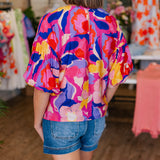 TROPICAL FLORALS TOP