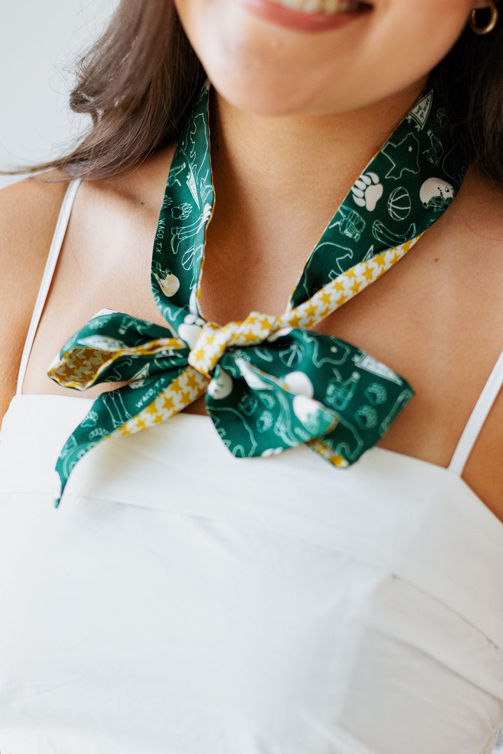 SIDELINE TWILLY SCARF: WACO