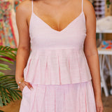 PINK DRINK TOP & SKORT SET