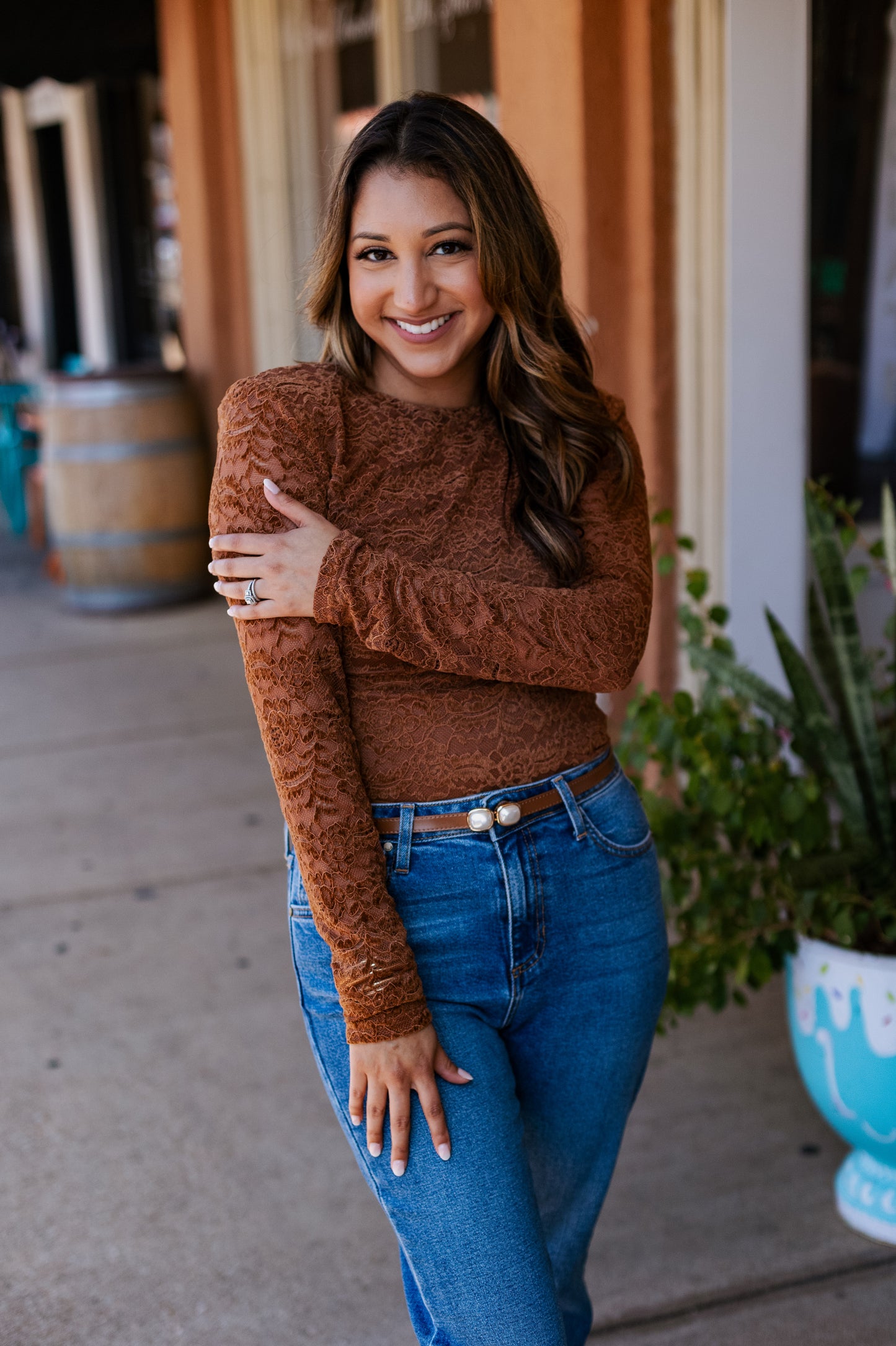 AMBER LACE BODYSUIT