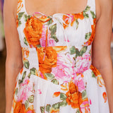 OLIVIA FLORAL CORSET DRESS