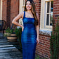 DENIM BODYCON DRESS