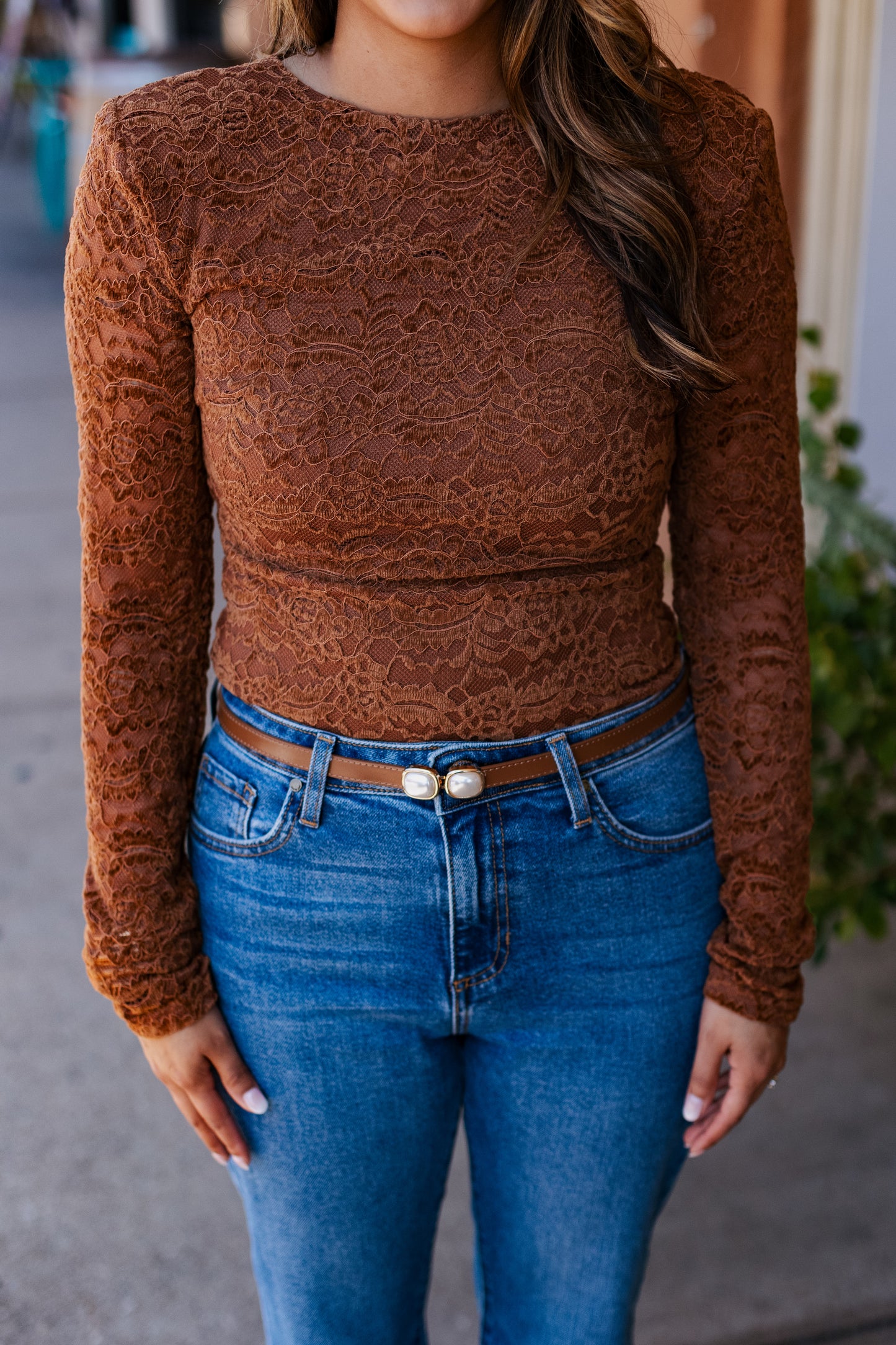 AMBER LACE BODYSUIT