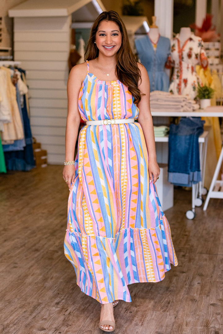 PARADISE PASTELS MAXI DRESS