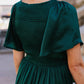 KENZI WASHED SATIN MIDI DRESS