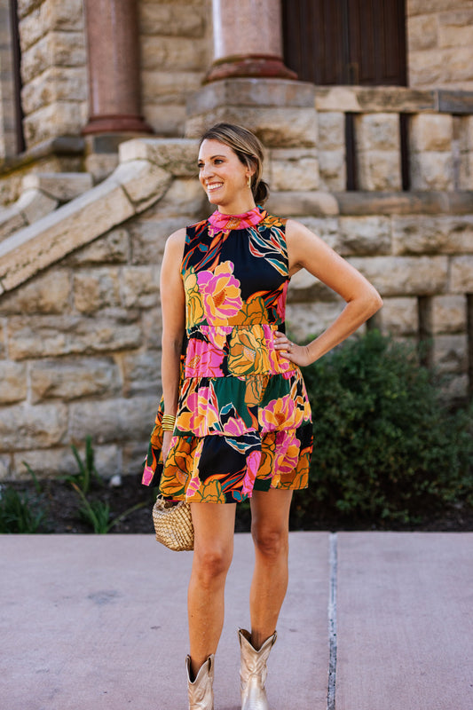 ALL ABOUT IT PRINT DRESS