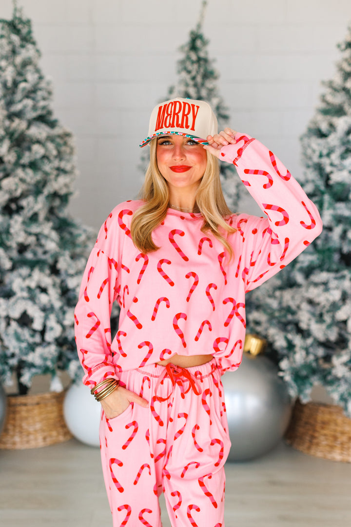 MERRY STRIPE TRUCKER HAT