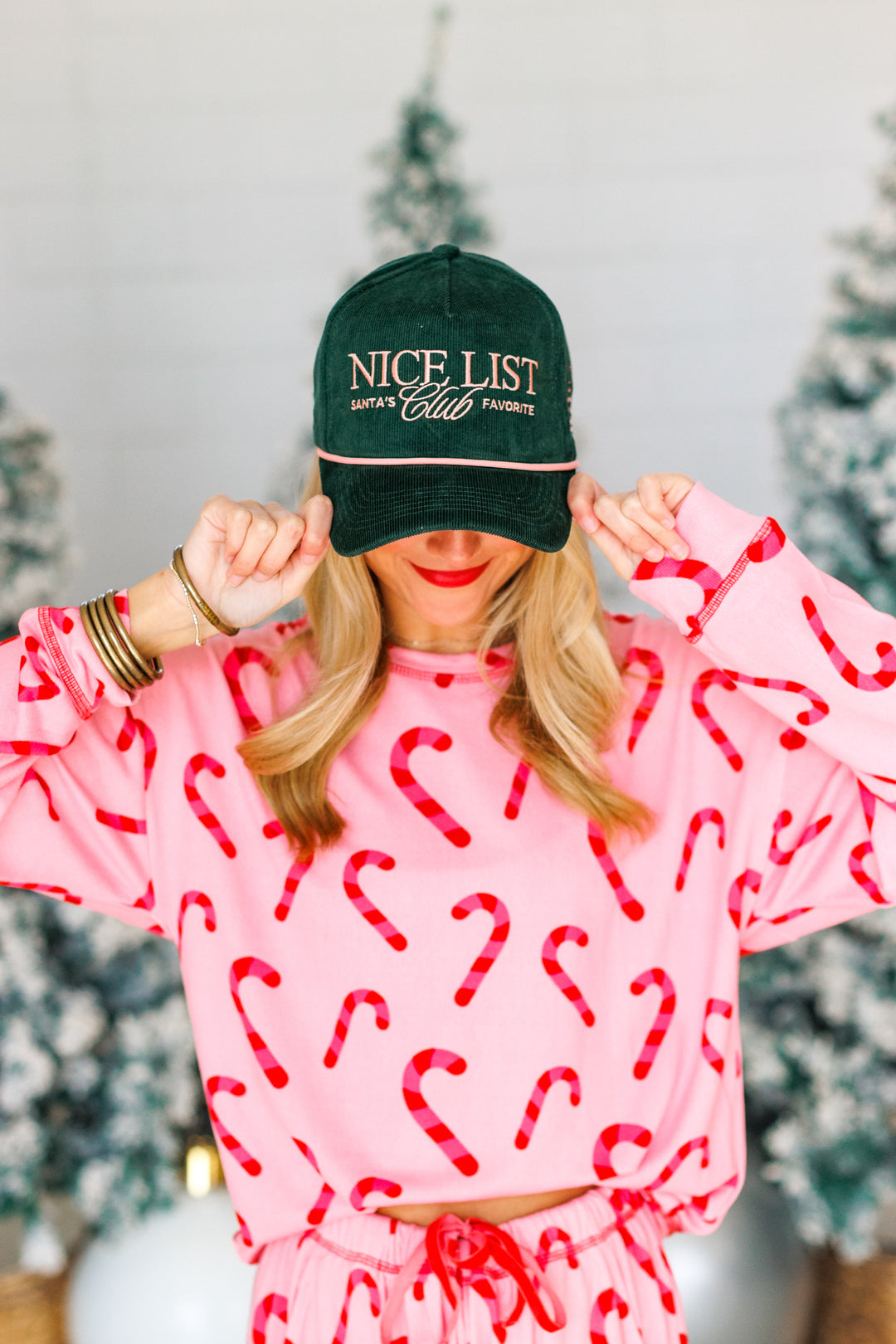 NICE LIST CLUB CORDUROY TRUCKER HAT