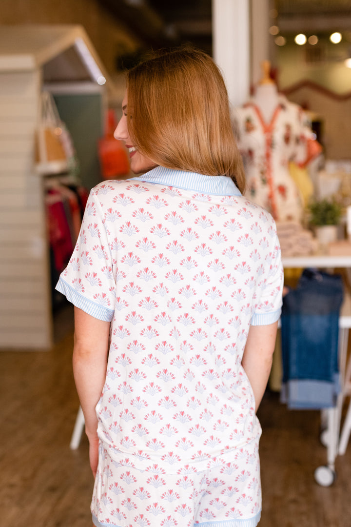 CHARLOTTE BELLE BLOOMS PAJAMA SET