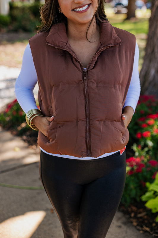 THREAD & SUPPLY: ISSEY PUFFER VEST {MULTIPLE COLORS}