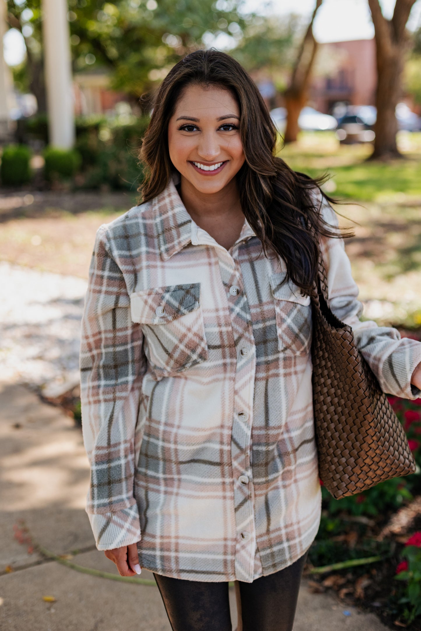 TULLIS JACKET / VANILLA PLAID