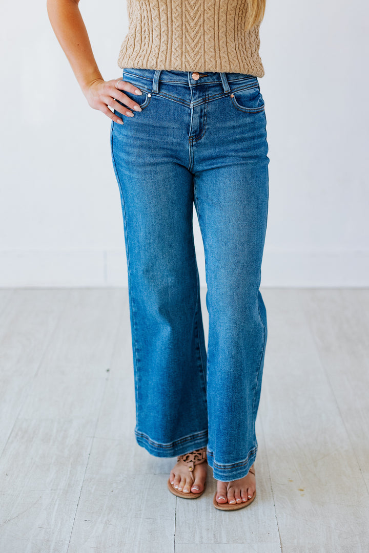 RISEN: WESTERN YOKE DETAIL JEAN