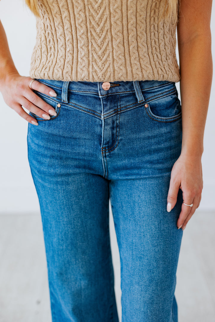 RISEN: WESTERN YOKE DETAIL JEAN