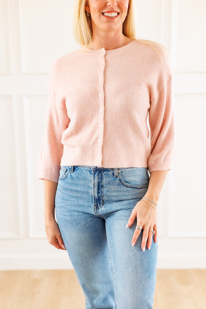 Z SUPPLY: VALOR CARDIGAN - SOFT BLUSH