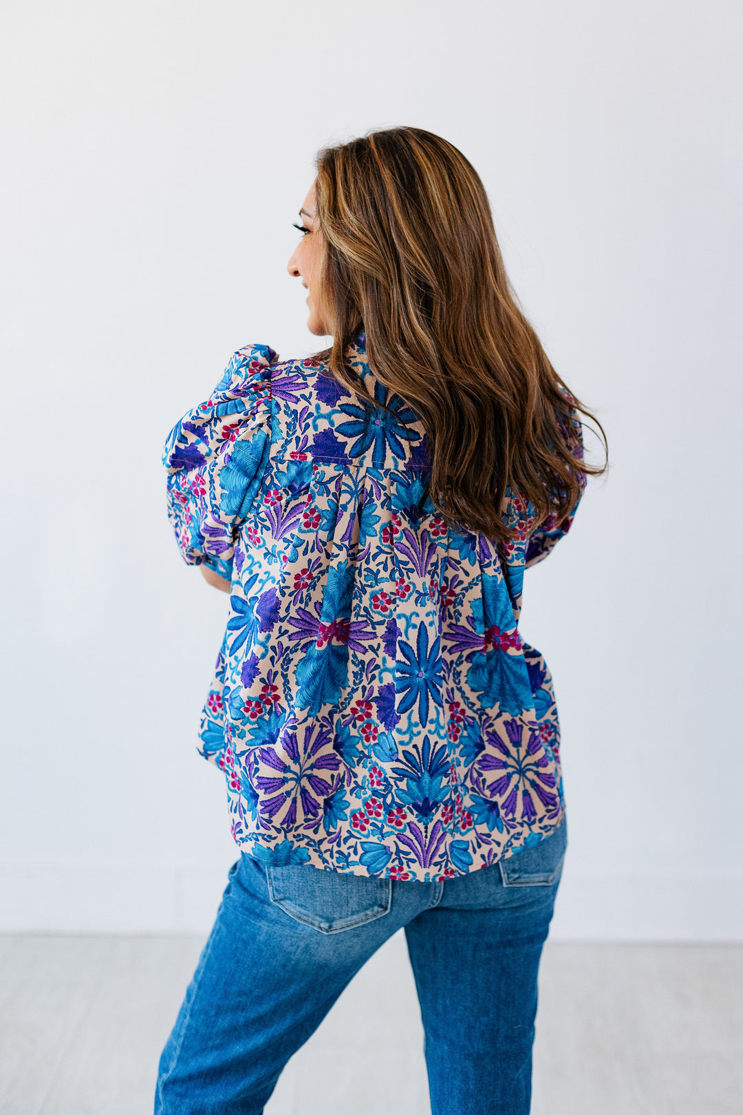 OPHELIA PURPLE FLORAL TOP