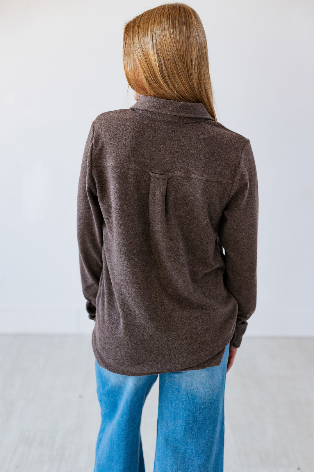 THREAD & SUPPLY: CASSIAN BUTTON UP SHIRT - BROWN