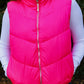 COLORADO REVERSIBLE PUFF VEST PINK/ BEIGE
