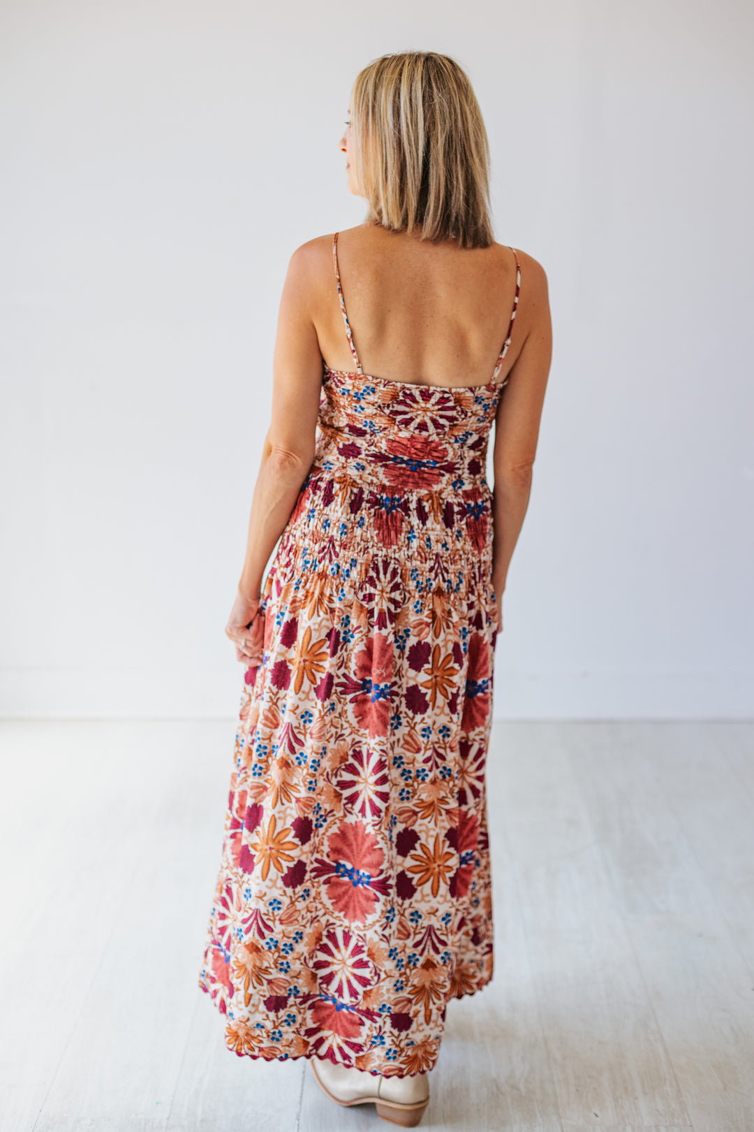 FALL FLORALS MAXI DRESS