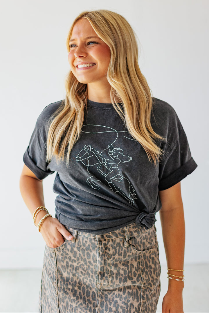 WESTERN STITCHED TEE
