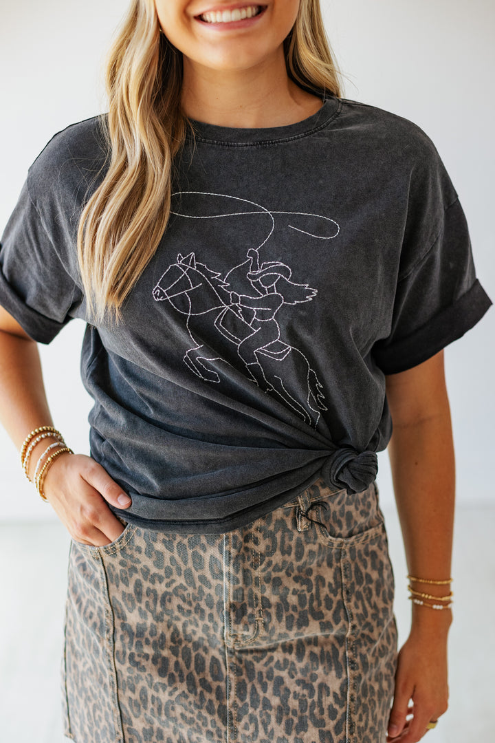 WESTERN STITCHED TEE