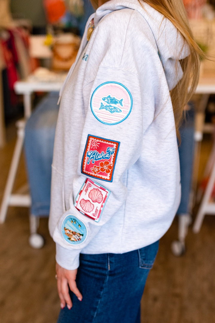 JETSETTER PATCH & EMBROIDERED HOODIE