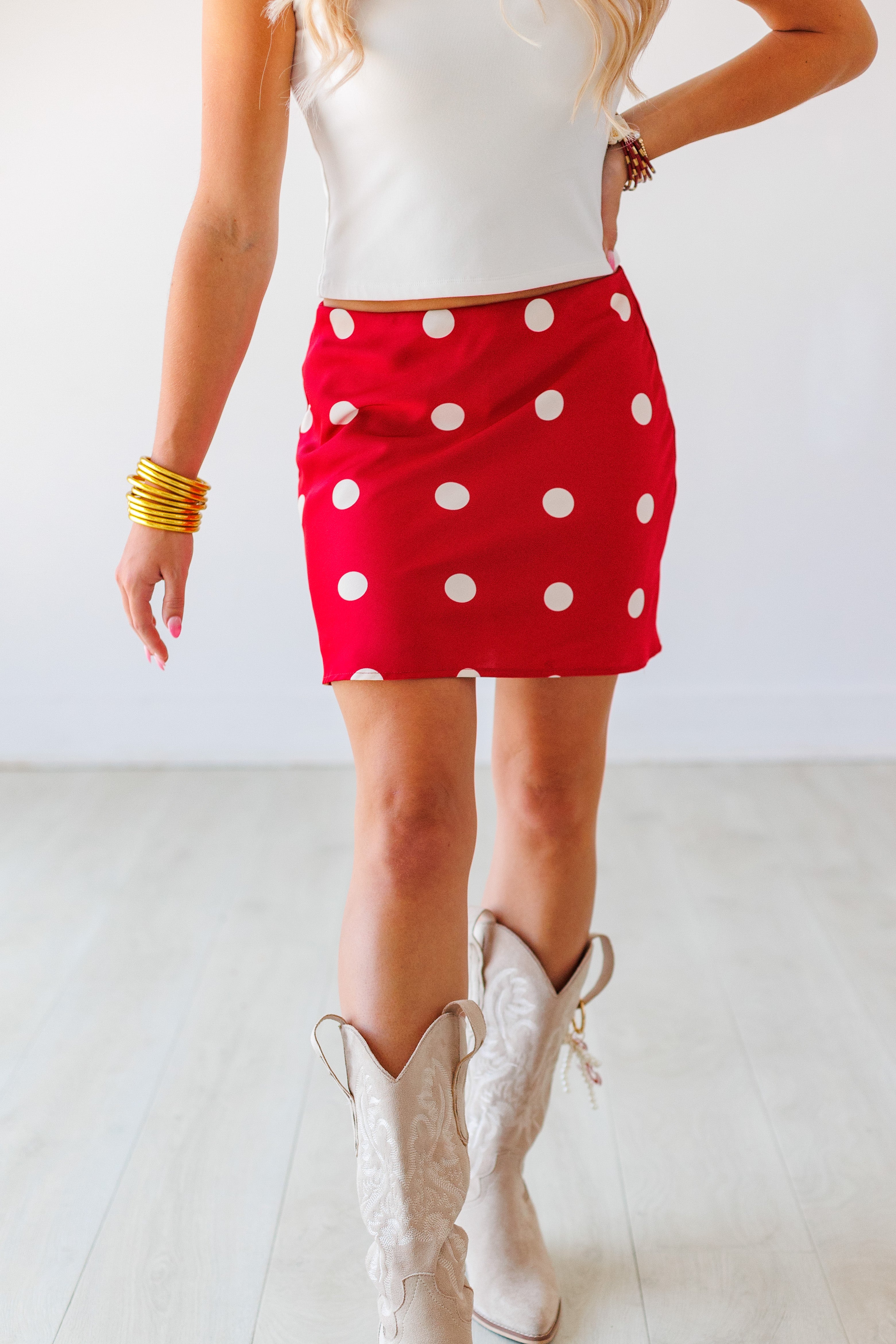 新品 Sheller Polka Dot Skort スコート スカート Navy Polka Dot Silk Skort | Americana Mini Skort | The Palm Tree