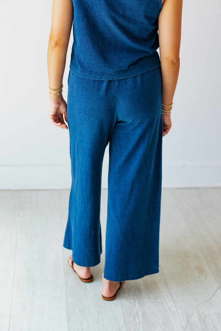 Z SUPPLY: SCOUT JERSEY DENIM PANT- INDIGO