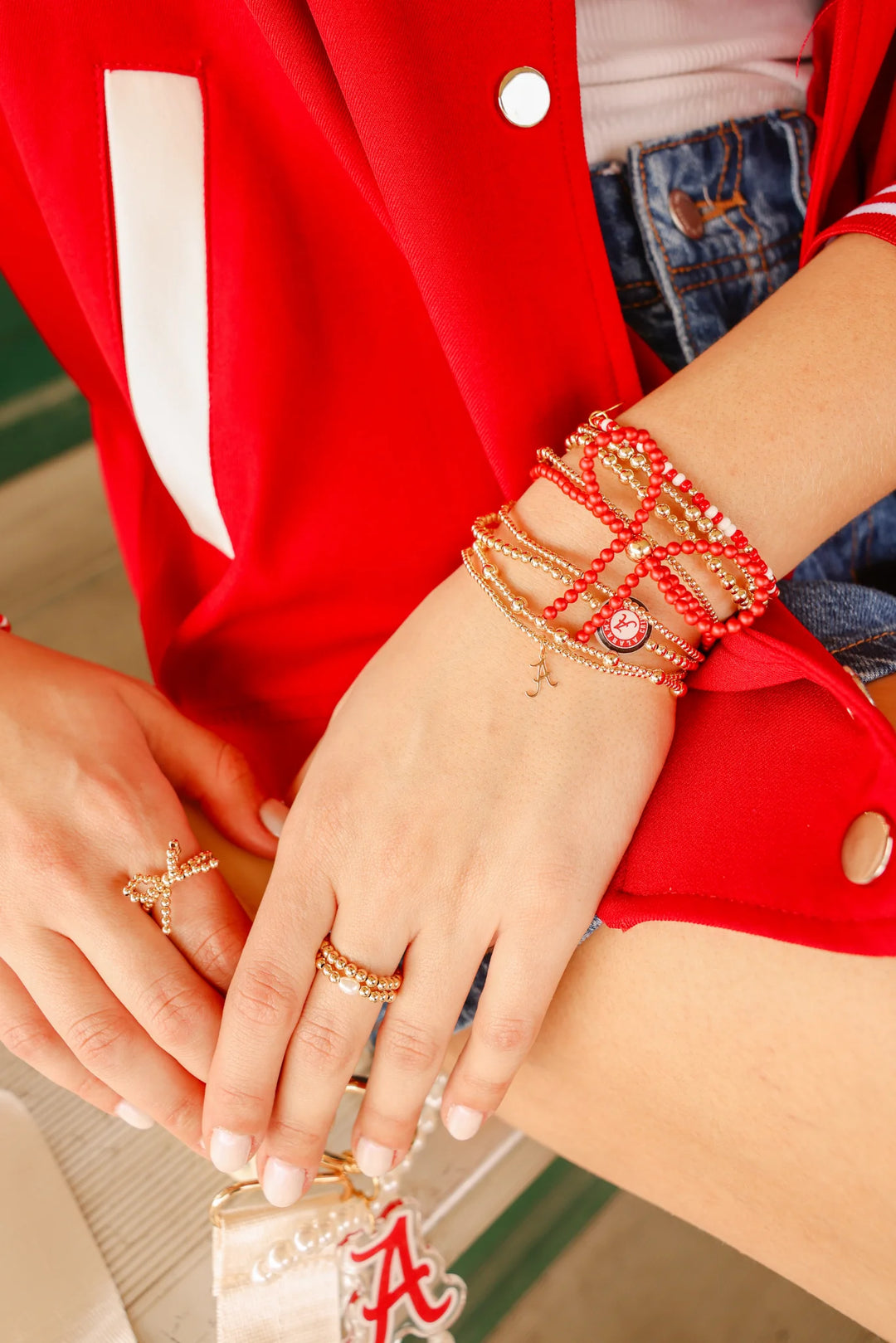 ALABAMA LOGO CHARM BRACELET