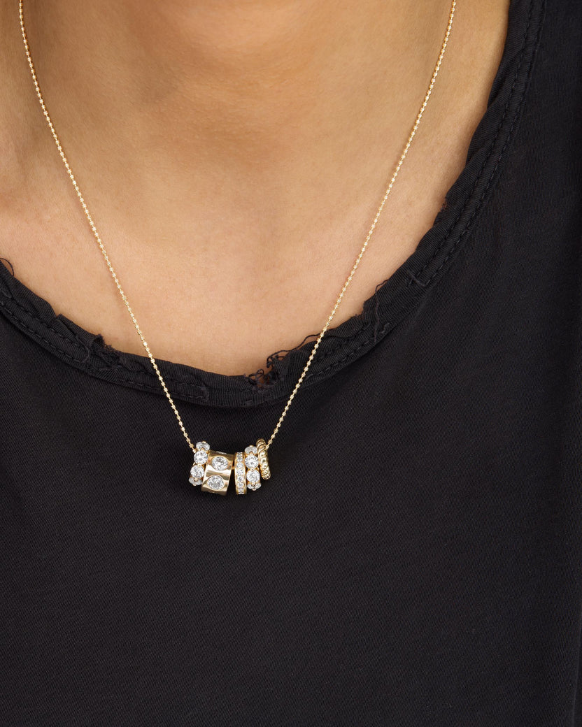 MELINDA MARIA: ASHLEY VENICE NECKLACE- GOLD