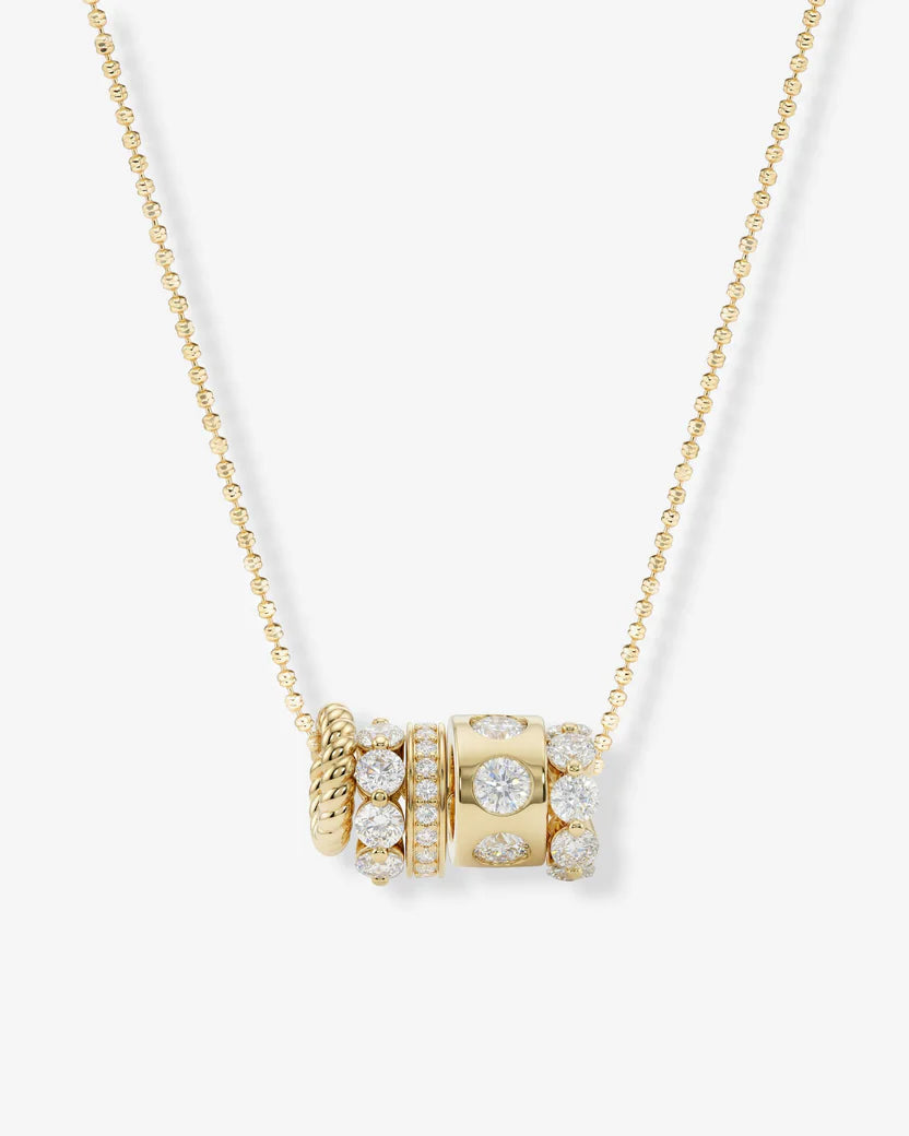 MELINDA MARIA: ASHLEY VENICE NECKLACE- GOLD