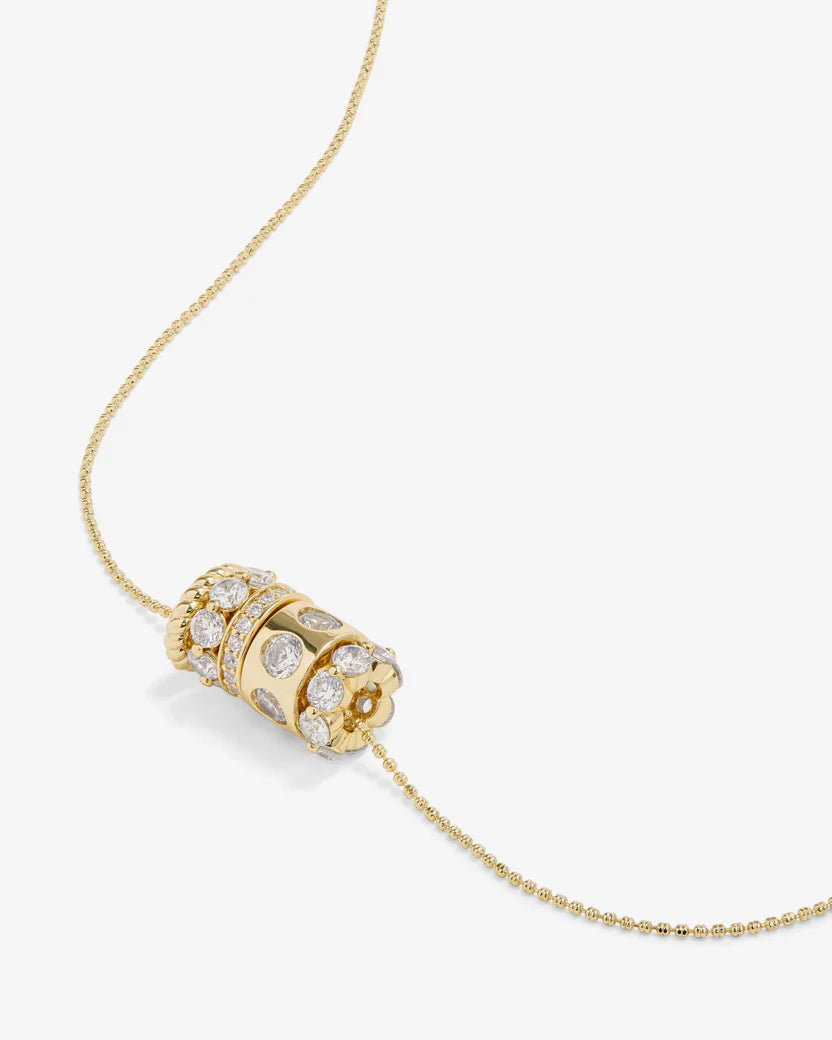 MELINDA MARIA: ASHLEY VENICE NECKLACE- GOLD
